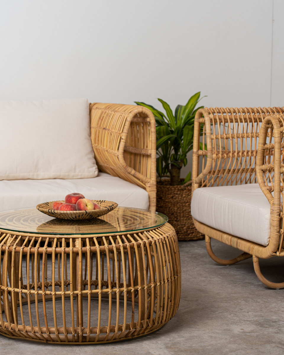 Conjunto de Muebles de Ratán Sabah: Comodidad y Estilo Exterior